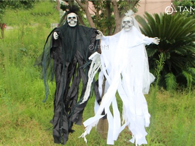 Con ma cô dâu đen trắng điện tử HLW-MT-01